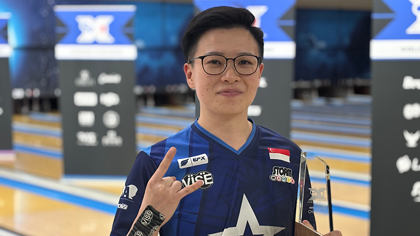 New Hui Fen after winning the Rock &#39;n&#39; Roll Open