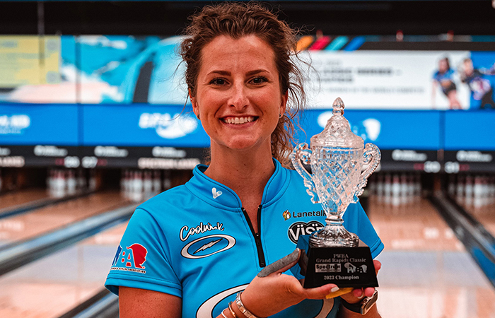 Verity Crawley wins the 2023 PWBA Grand Rapids Classic